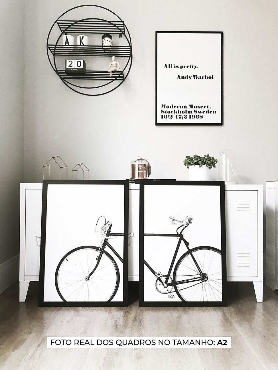 Kit De Quadros Bicicleta decorativos