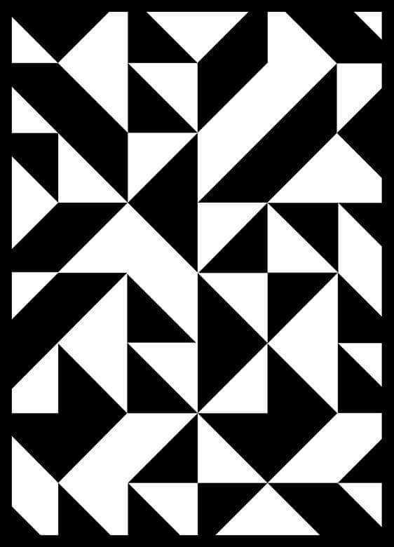 Quadro Geométrico Pattern decorativos