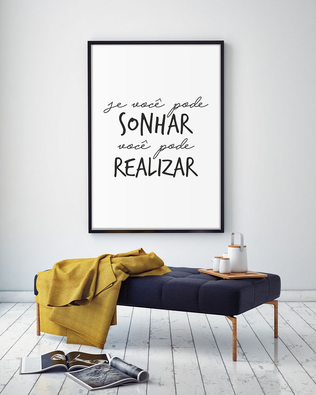 Quadro Sonhar Acreditar Realizar em Promoção na Americanas